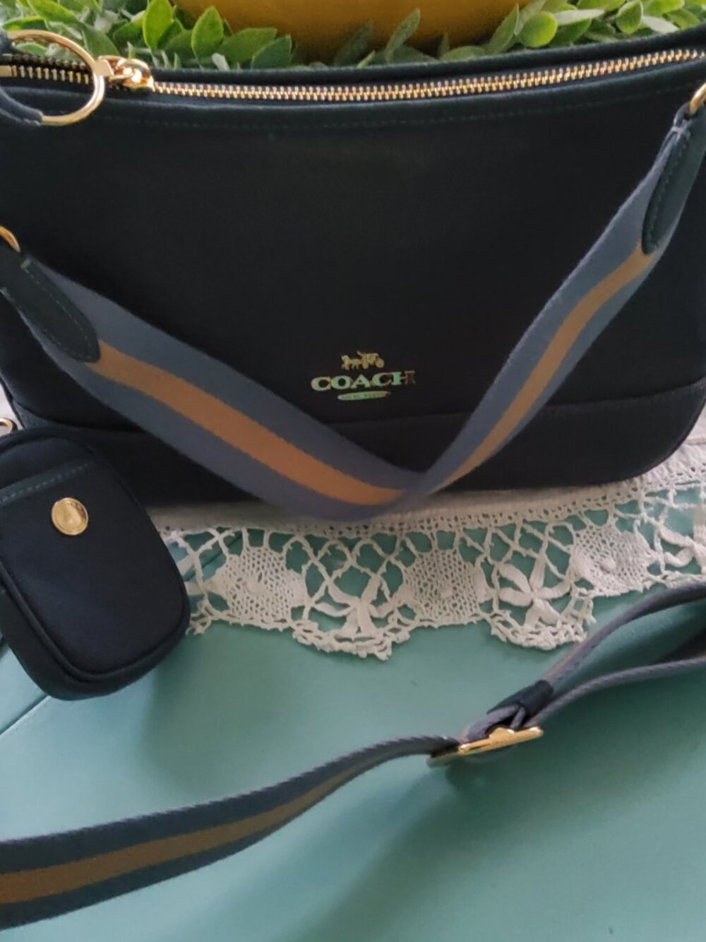 Coach Ellis 2 Way Crossbody Bag in Blue CA626